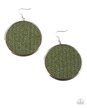Load image into Gallery viewer, Paparazzi Wonderfully Woven - Green Earrings