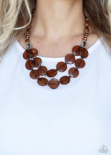 Load image into Gallery viewer, Paparazzi Beach Day Demure - Brown Necklace