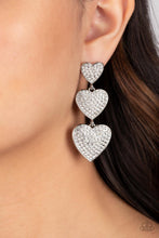 Load image into Gallery viewer, Paparazzi Couples Retreat - White Earrings