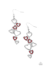 Load image into Gallery viewer, Paparazzi Sweetheart Serenade - Red Earrings
