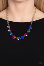 Load image into Gallery viewer, Paparazzi Dreamy Drama - Blue Necklace