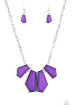 Load image into Gallery viewer, Paparazzi Get Up and GEO Purple Necklace