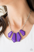 Load image into Gallery viewer, Paparazzi Get Up and GEO Purple Necklace