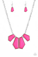 Load image into Gallery viewer, Paparazzi Get Up and GEO Pink Necklace