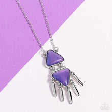 Load image into Gallery viewer, Paparazzi Under the FRINGE - Purple Necklace