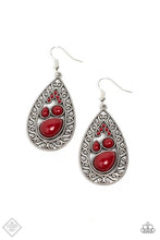 Load image into Gallery viewer, Paparazzi Nautical Daydream Red Earrings (January 2022 Glimpses of Malibu Fashion Fix)