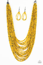 Load image into Gallery viewer, Paparazzi Rio Rainforest Yellow Necklace
