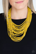 Load image into Gallery viewer, Paparazzi Rio Rainforest Yellow Necklace