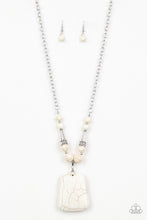 Load image into Gallery viewer, Paparazzi Sandstone Oasis White Necklace