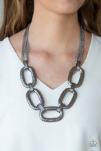 Load image into Gallery viewer, Paparazzi Take Charge Black Necklace (October 2019 Life of the Party Exclusive)