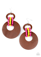 Load image into Gallery viewer, Paparazzi Beach Day Drama Black Earrings (Also available in Brown and Multi)