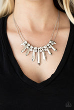 Load image into Gallery viewer, Paparazzi Dangerous Dazzle White Necklace