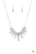 Load image into Gallery viewer, Paparazzi Dangerous Dazzle White Necklace