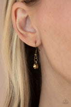 Load image into Gallery viewer, Paparazzi Dizzy with Desire Brass Necklace