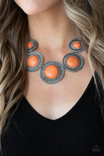 Load image into Gallery viewer, Paparazzi She Went West Orange Necklace