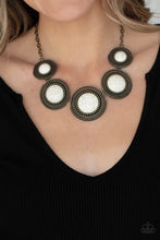 Load image into Gallery viewer, Paparazzi She Went West Brass Necklace