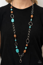 Load image into Gallery viewer, Paparazzi Prairie Reserve Blue Lanyard