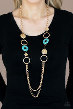 Load image into Gallery viewer, Paparazzi Grounded Glamour Gold Necklace