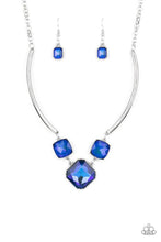 Load image into Gallery viewer, Paparazzi Divine IRIDESCENCE - Blue Necklace- Life of the Party Exclusive October 2021
