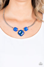 Load image into Gallery viewer, Paparazzi Divine IRIDESCENCE - Blue Necklace- Life of the Party Exclusive October 2021