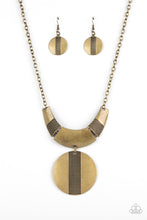 Load image into Gallery viewer, Paparazzi Metallic Enchantress - Brass Necklace