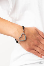 Load image into Gallery viewer, Paparazzi Flirty Favour Black Bracelet
