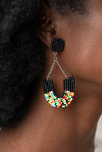 Load image into Gallery viewer, Paparazzi Make it RAINBOW - Black Earrings