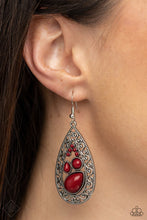 Load image into Gallery viewer, Paparazzi Nautical Daydream Red Earrings (January 2022 Glimpses of Malibu Fashion Fix)