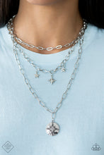 Load image into Gallery viewer, Paparazzi Under the Northern Lights White Necklace (Sunset Sightings April 2022)