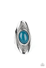 Load image into Gallery viewer, Paparazzi Pyramid Passage - Blue Ring