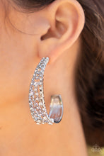 Load image into Gallery viewer, Paparazzi Cold as Ice - White Earrings (April 2022 Life of the Party)