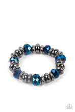 Load image into Gallery viewer, Paparazzi Power Pose - Blue Bracelet (May 2022 Life of the Party)