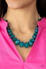 Load image into Gallery viewer, Paparazzi Happy-GLOW-Lucky - Blue Necklace