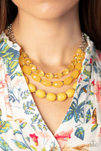 Load image into Gallery viewer, Paparazzi Tropical Hideaway - Yellow Necklace