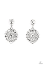 Load image into Gallery viewer, Paparazzi My Good LUXE Charm - White Earrings (August 2022 Life of the Party)
