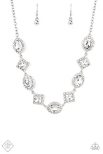Load image into Gallery viewer, Paparazzi Diamond of the Season - White Necklace (September 2022 Fiercely 5th Avenue)