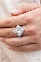 Load image into Gallery viewer, Paparazzi Transformational Twinkle - White Ring (September 2022 Fiercely 5th Avenue)