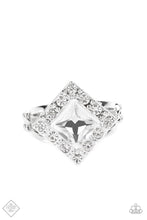 Load image into Gallery viewer, Paparazzi Transformational Twinkle - White Ring (September 2022 Fiercely 5th Avenue)
