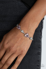Load image into Gallery viewer, Paparazzi Cluelessly Crushing - Pink Bracelet