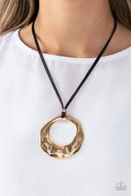 Load image into Gallery viewer, Paparazzi Tectonic Treasure - Gold Necklace