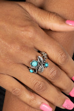Load image into Gallery viewer, Paparazzi Wonderland Wildflower - Blue Ring