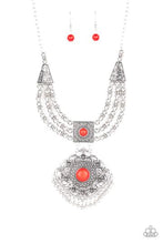 Load image into Gallery viewer, Paparazzi Santa Fe Solstice Necklace (Available in Red and Brass)