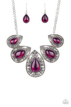 Load image into Gallery viewer, Paparazzi Opal Auras Purple Necklace