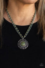 Load image into Gallery viewer, Paparazzi Sahara Suburb - Green Necklace (2021 Convention Exclusive)