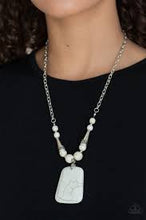 Load image into Gallery viewer, Paparazzi Sandstone Oasis White Necklace