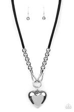 Load image into Gallery viewer, Paparazzi Forbidden Love Black Necklace (March 2021 Life of the Party Exclusive)