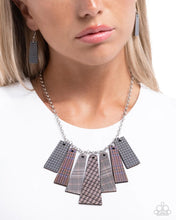 Load image into Gallery viewer, Paparazzi Pleasing Plaid Brown Necklace

