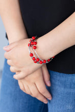 Load image into Gallery viewer, Paparazzi Let Freedom Ring Red Bracelet
