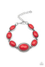 Load image into Gallery viewer, Paparazzi Serene Stonework Red Bracelet
