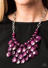 Load image into Gallery viewer, Paparazzi Sorry to Burst Your Bubble Purple Necklace
